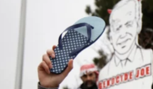 Michigan: Protesters Wave Shoes, Chant “Death to America” and “Death to Israel”